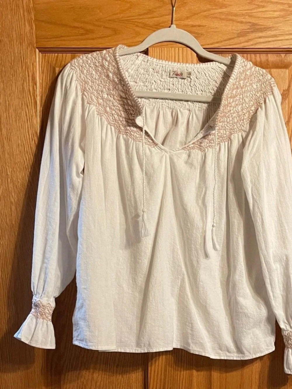 FAHERTY DOEN boho blouse shirt festival small J CREW TUCKERNUCK MADEWELL S XS